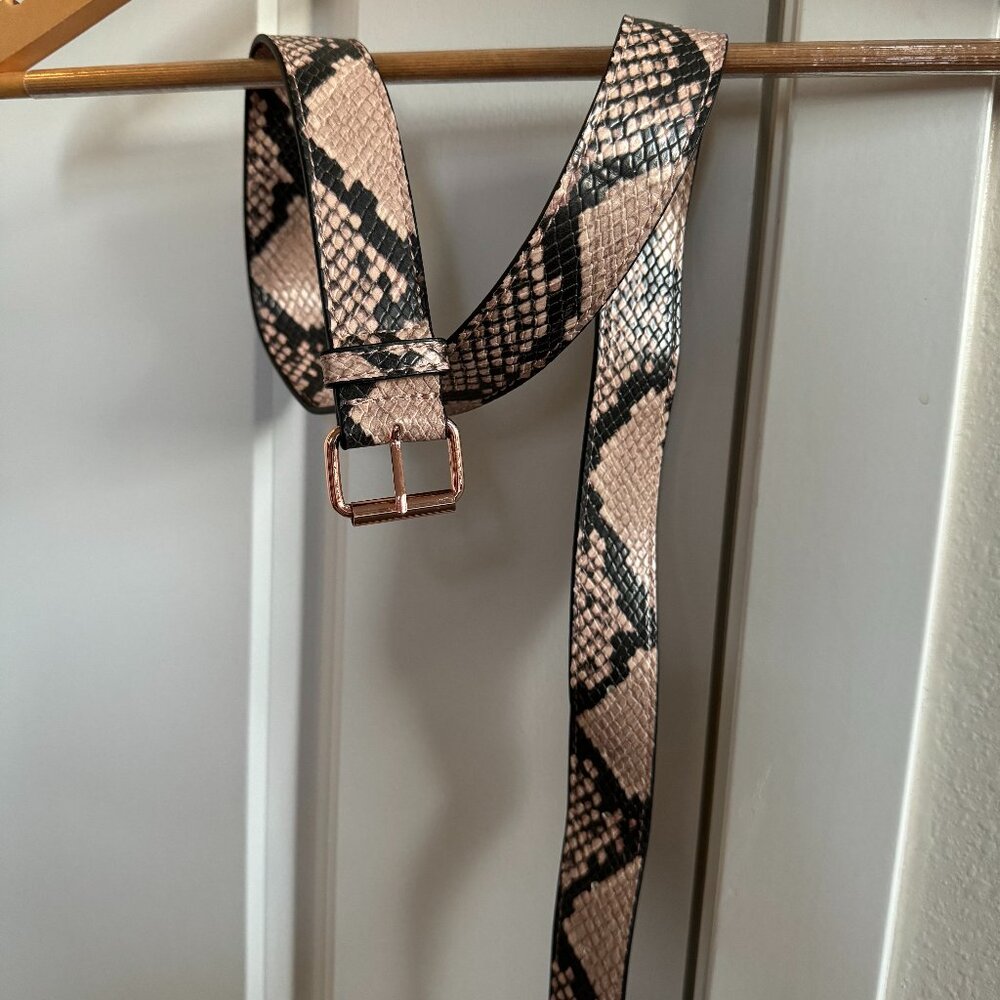 Belt with Rose Gold Buckle